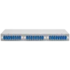 Кросс оптический 19" (ШКОС) укомплектованный на 24 SC портов (комплект с розетками и пигтейлами)