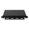 Кросс оптический 19" (ШКОС) на 24 порта SC/LC, выдвижной, 1U, черный