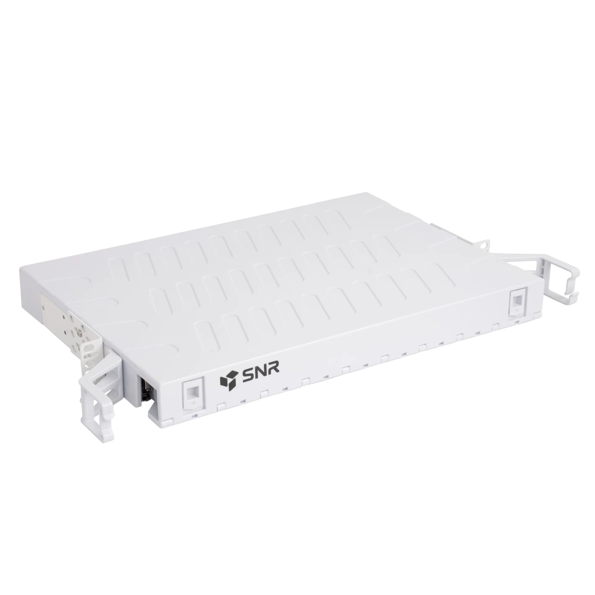 Кросс оптический 19" (ШКОС) на 24 порта SC, пластиковый выдвижной, 1U