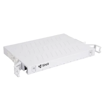 Кросс оптический 19" (ШКОС) на 24 порта SC, пластиковый выдвижной, 1U