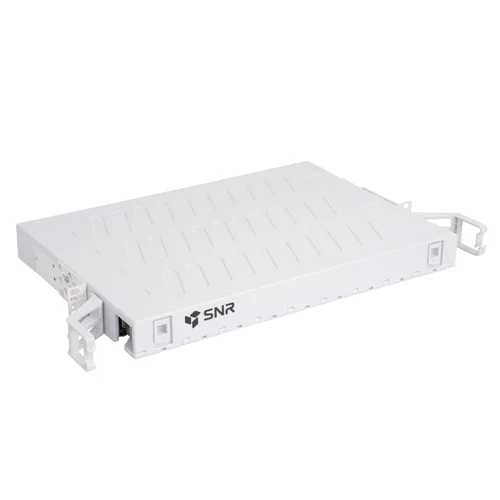 Кросс оптический 19" (ШКОС) на 24 порта SC, пластиковый выдвижной, 1U