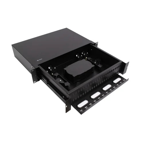 Кросс оптический 19" (ШКОС) на 48 порта SC/LC, выдвижной, 2U, черный
