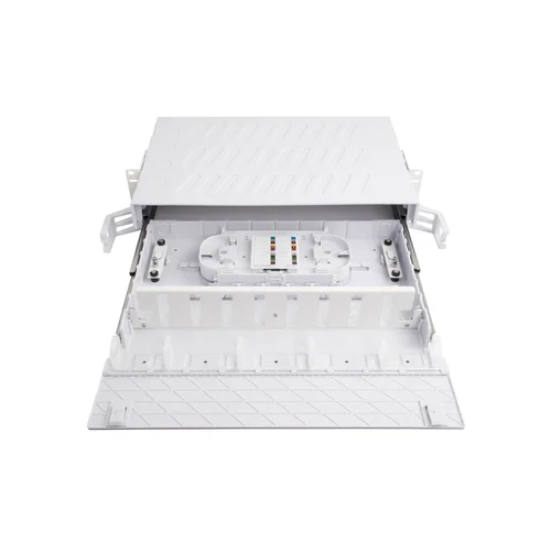 Кросс оптический 19" (ШКОС) на 48 портов SC, пластиковый выдвижной, 2U