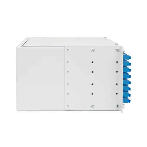 Кросс оптический 19" (ШКОС) укомплектованный на 96 SC портов (комплект с розетками и пигтейлами)