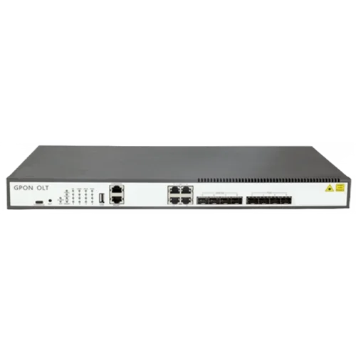 Станционный терминал SNR OLT с 4 портами GPON (SFP) и 4 портами 10G/SFP+, 4 портами 10/100/1000-Base-T
