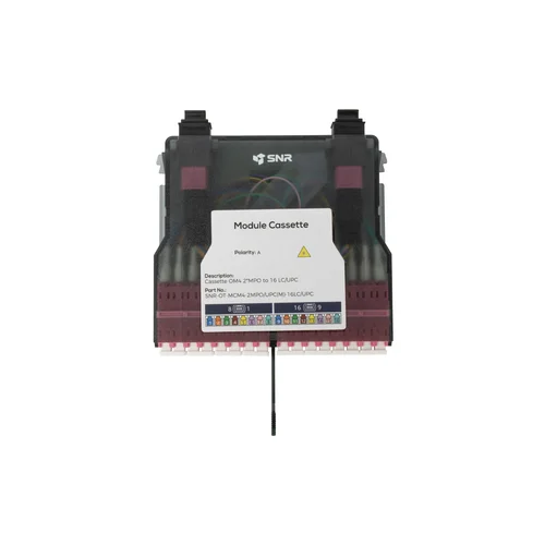 Кассета распределительная MPO/UPC на 16LC/UPC портов MM (OM4), для SNR-CMP-OT-192P