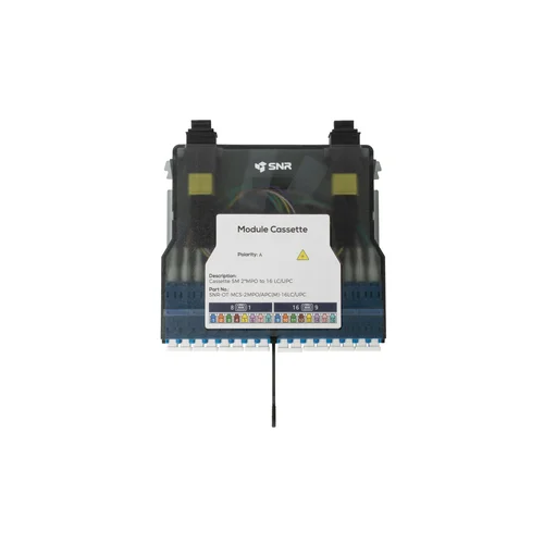 Кассета распределительная 2MPO/APC на 16LC/UPC портов SM, для SNR-CMP-OT-192P
