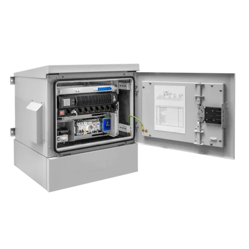 Шкаф уличный всепогодный 9U глубина 600мм (нагрев, охлаждение, контроль климата, ERD), после выставки