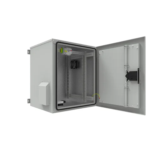 Шкаф уличный всепогодный 15U глубина 600мм (нагрев, охлаждение, контроль климата) (уценка)