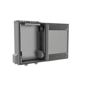 Шкаф уличный серии OWC, 800х650х250, в составе: обогрев, вентиляция, 2 монтажные панели (Комплект №1)