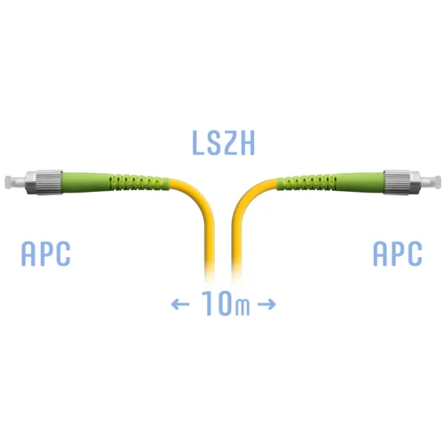 Патчкорд оптический FC/APC SM 10 метров