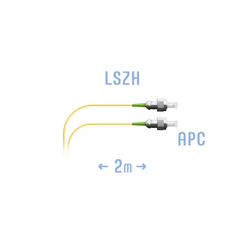 Шнур монтажный оптический FC/APC SM 2м, (0,9мм)