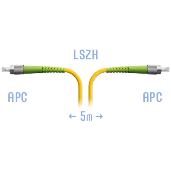 Патчкорд оптический FC/APC SM 5 метров