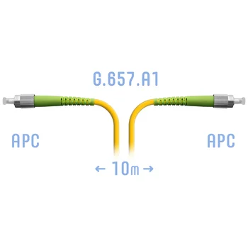 Патчкорд оптический FC/APC SM G.657.A1 10 метров