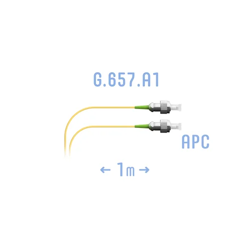Шнур монтажный оптический FC/APC SM G.657.A1 1 метр