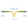 Патчкорд оптический FC/APC SM G.657.A1 5 метров