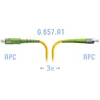 Патчкорд оптический FC/APC-SC/APC SM G.657.A1 3 метра