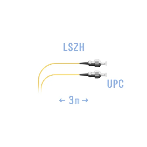 Шнур монтажный оптический FC/UPC SM 3м. (0,9мм)