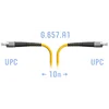 Патчкорд оптический FC/UPC SM G.657.A1 10 метров