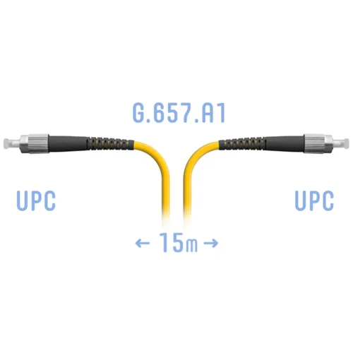 Патчкорд оптический FC/UPC SM G.657.A1 15 метров