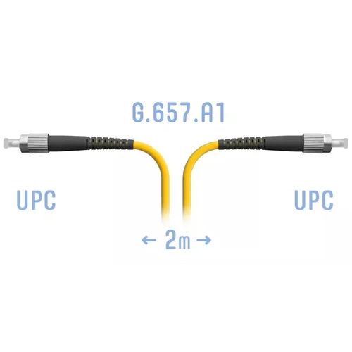 Патчкорд оптический FC/UPC SM G.657.A1 2 метра