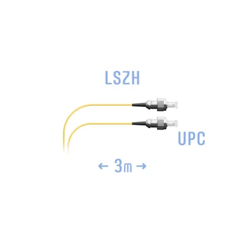 Шнур монтажный оптический FC/UPC SM G.657.A1 3 метра