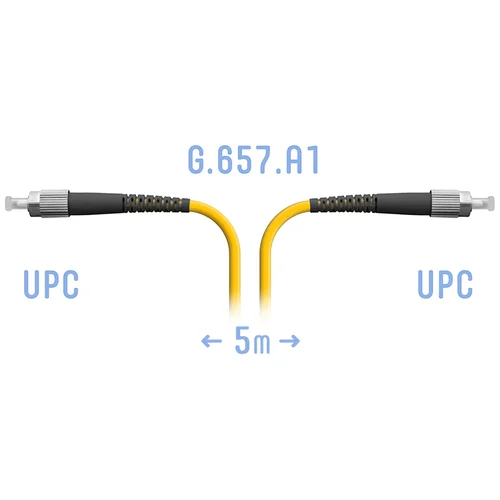 Патчкорд оптический FC/UPC SM G.657.A1 5 метров
