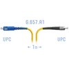 Патчкорд оптический FC/UPC-SC/UPC SM G.657.A1 1 метр