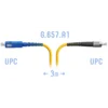 Патчкорд оптический FC/UPC-SC/UPC SM G.657.A1 3 метра
