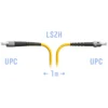 Патчкорд оптический FC/UPC-ST/UPC SM 1 метр