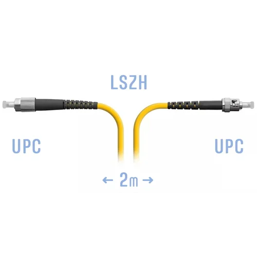 Патчкорд оптический FC/UPC-ST/UPC SM 2 метра