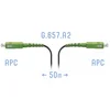 Патчкорд оптический FTTH SC/APC, кабель 604-01-01, 50 метров