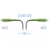 Патчкорд оптический FTTH SC/APC, кабель 604-02-01, 10 метров