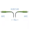 Патчкорд оптический FTTH SC/APC, кабель 604-02-01, 75 метров