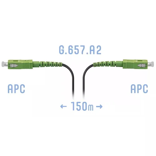 Патчкорд оптический FTTH SC/APC, кабель 604-03-01, 150 метров