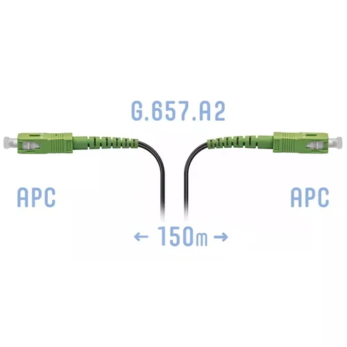 Патчкорд оптический FTTH SC/APC, кабель 604-04-01, 150 метров