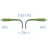 Патчкорд оптический FTTH SC/APC, кабель 604-04-01, 25 метров