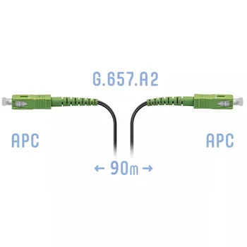Патчкорд оптический FTTH SC/APC, кабель 604-05-01, 90 метров