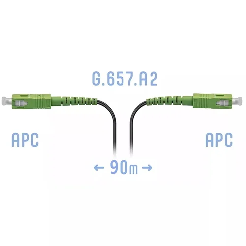 Патчкорд оптический FTTH SC/APC, кабель 604-05-01, 90 метров
