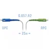 Патчкорд оптический FTTH SC/APC-SC/UPC, кабель 604-02-01W, 25 метров