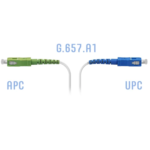 Патчкорд оптический FTTH SC/APC-SC/UPC, кабель 604-02-01W, 75 метров