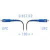 Патчкорд оптический FTTH SC/UPC, кабель 604-01-01, 100 метров