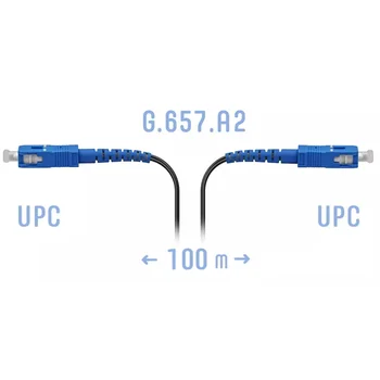 Патчкорд оптический FTTH SC/UPC, кабель 604-02-01, 100 метров