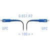 Патчкорд оптический FTTH SC/UPC, кабель 604-05-01, 100 метров