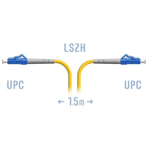 Патчкорд оптический LC/UPC SM 1.5 метра