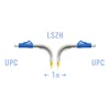 Патчкорд оптический LC/UPC SM (угловой) 1 метр