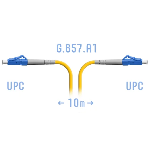 Патчкорд оптический LC/UPC SM G.657.A1 10 метров
