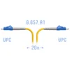 Патчкорд оптический LC/UPC SM G.657.A1 20 метров