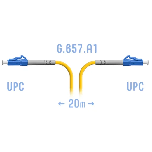 Патчкорд оптический LC/UPC SM G.657.A1 20 метров