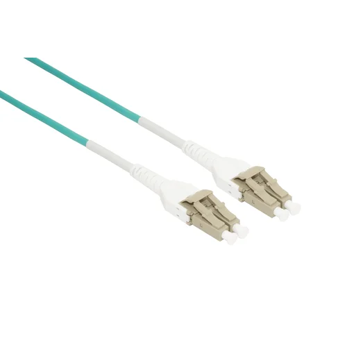 Патчкорд оптический LC/UPC-LC/UPC MM (OM3) Duplex Uniboot Flat Clip 3 метрa